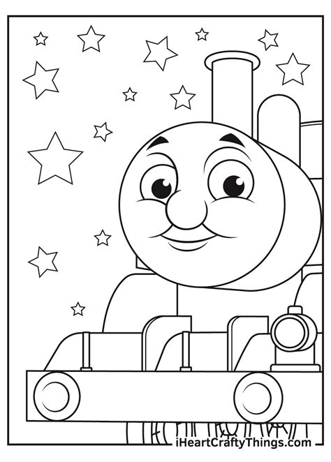 Thomas the Train coloring pages for kids