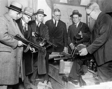 Thompson Machine Gun Pistol Prohibition Era Gangster