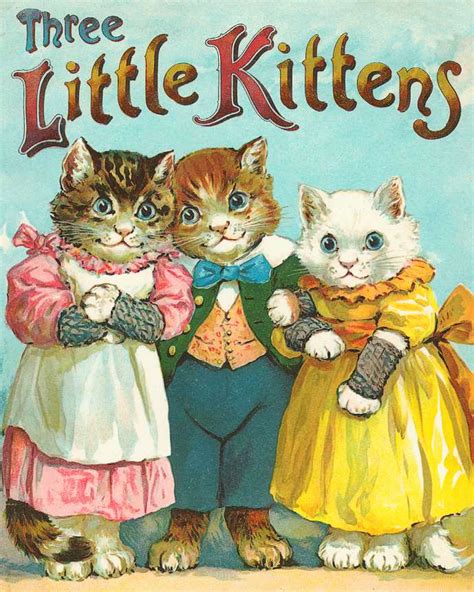 Free Printable Version of Three Little Kittens