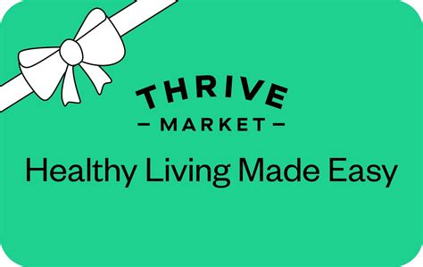 Thrive Market Membership Benefits