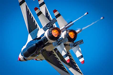 The Thunderbirds with afterburners