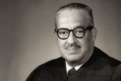 Thurgood Marshall, an African American lawyer and civil rights activist