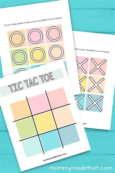 Tic Tac Toe Templates for Groups