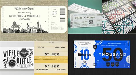 Ticket Design Ideas