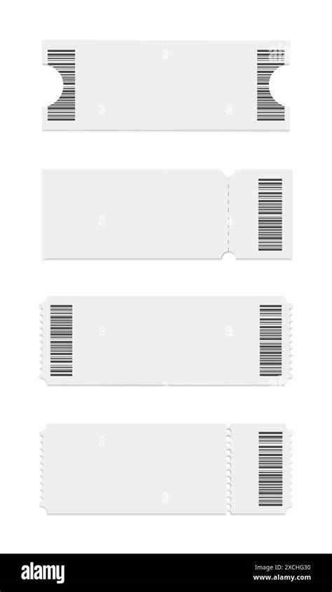 Ticket stub template