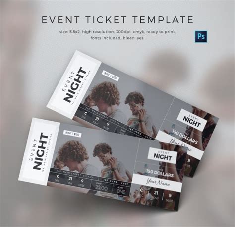 Ticket Template Design Inspiration