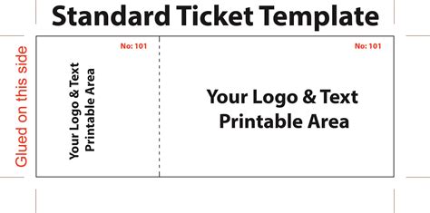 Ticket Template Format