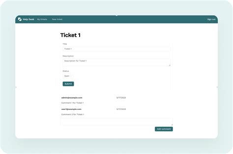 Ticketing System Template