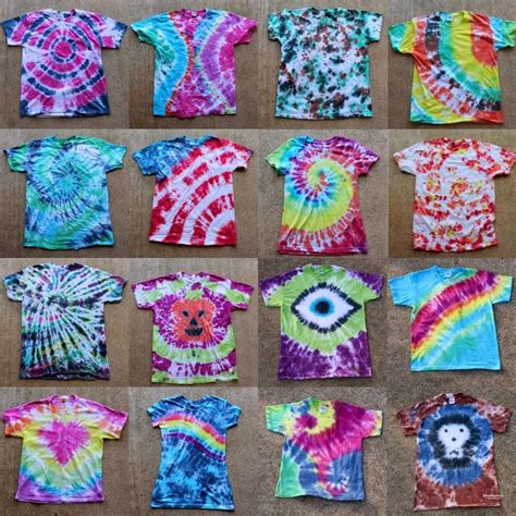 Tie Dye Designs for Adults