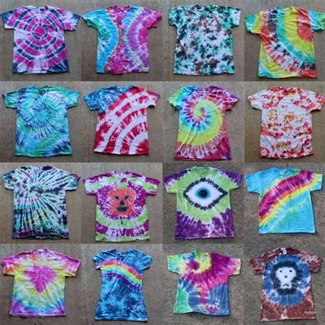 Tie Dye Designs for Adults