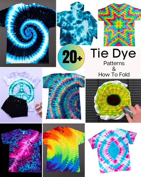 Tie Dye Patterns Printable Design