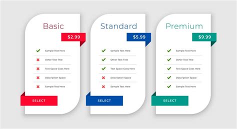 Tiered Pricing Template