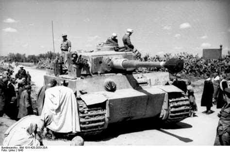 Tiger I Tanks in Tunisia