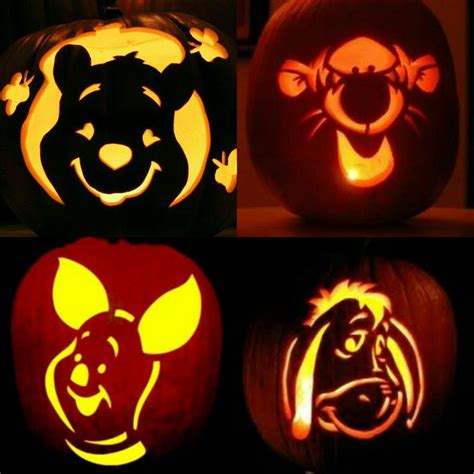 Tigger Pumpkin Carving Template