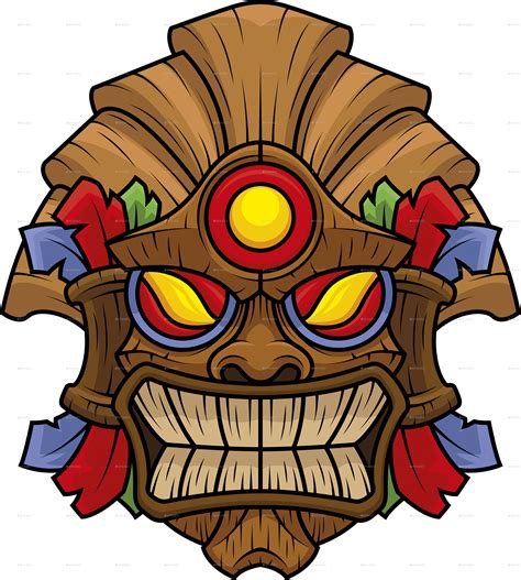 Tiki face art