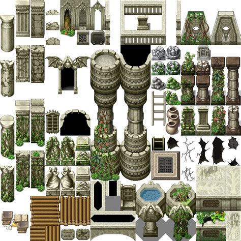 RPG Maker MV Tileset Templates Gallery 2