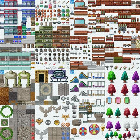 RPG Maker MV Tileset Templates