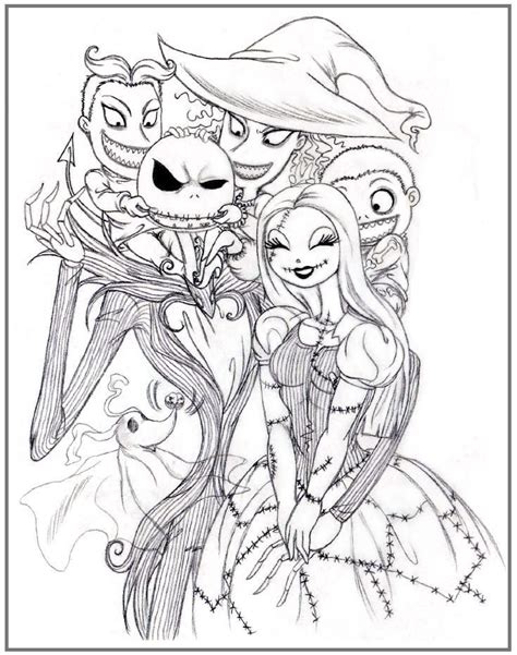 Tim Burton Coloring Pages