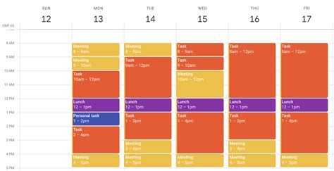 Time blocking tips for using a printable blank calendar