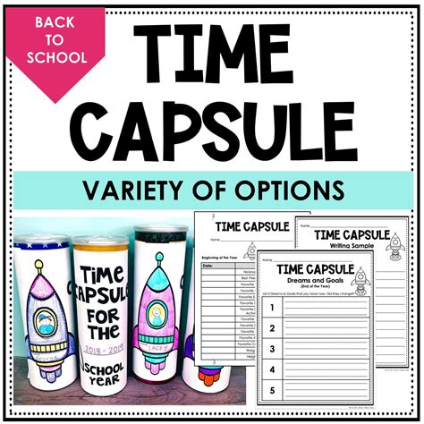 Time capsule activities for classrooms