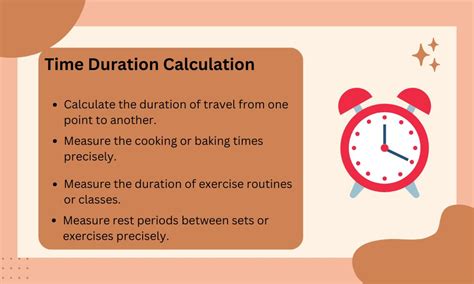 Time Duration Calculation Tips