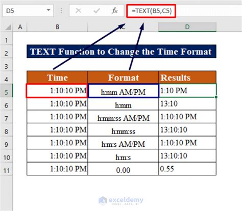 Time Formatting in Excel