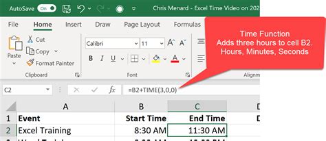 TIME Function in Excel