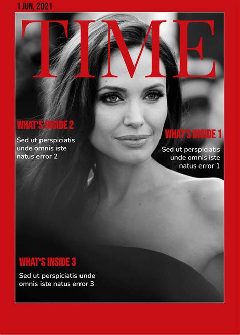 Time Magazine Template Gallery 1