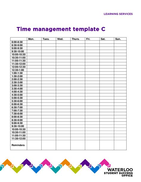 Time Management Template