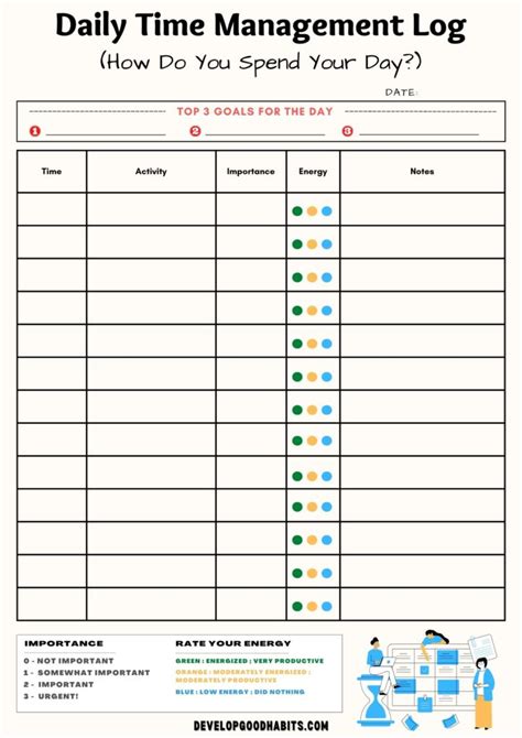 Time management worksheet