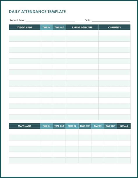 Time off tracker template Word