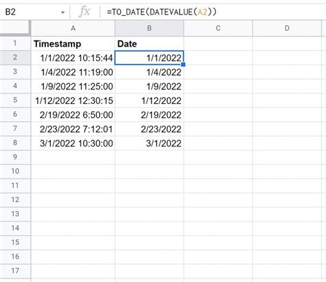 Time Stamping using TIMESTAMP Function