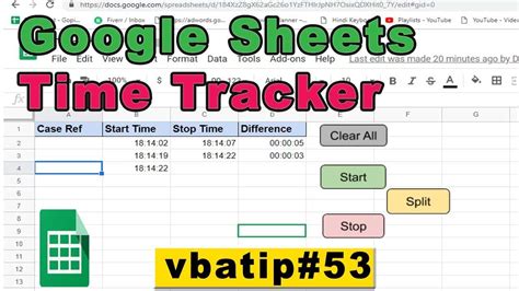 Time Tracking in Google Sheets