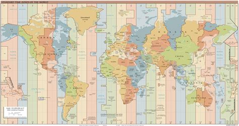 Time Zones Map