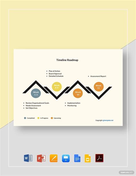 Timeline Template Boost Productivity