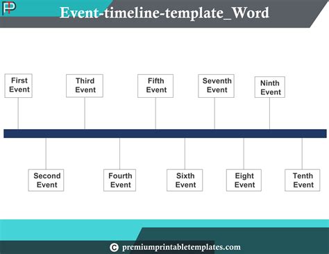 Timeline Template for Word