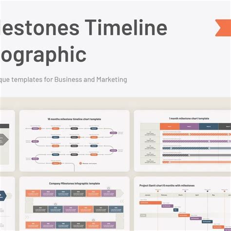 Milestone Timeline Template for Keynote Presentations