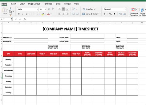 Timesheet with Reporting