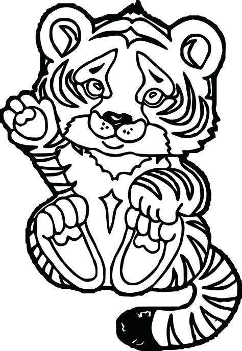 Tina the Tiger coloring page