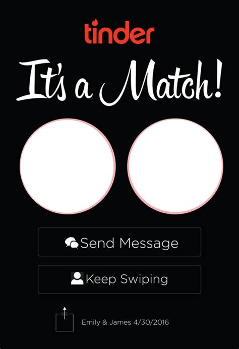 Tinder match template 1