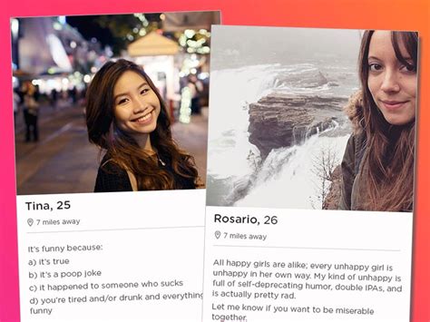 Tinder Profile Template Design