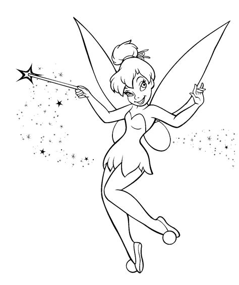 Tinker Bell Coloring Page