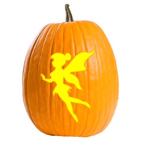 Tinkerbell Classic Pumpkin Stencil