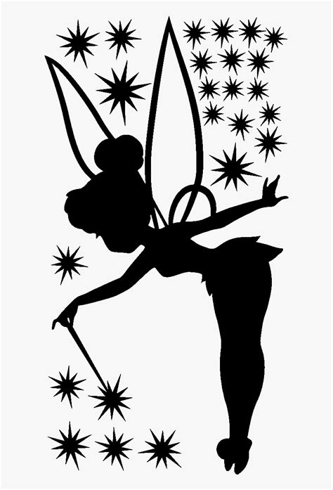 Tinkerbell Silhouette Pumpkin Stencil