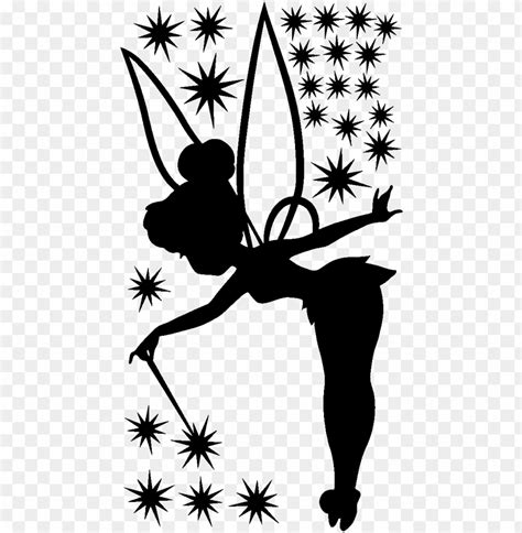 Tinkerbell Silhouette Pumpkin Stencil