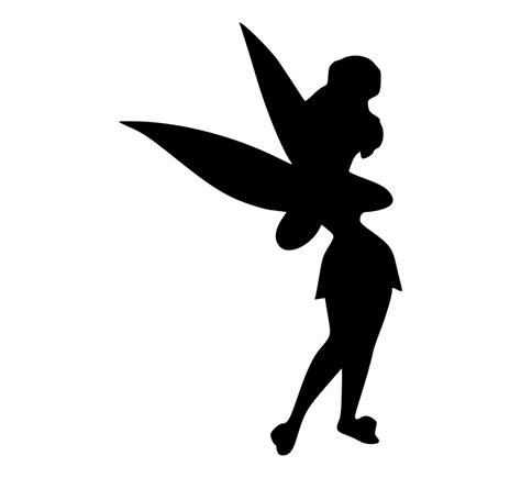 Tinkerbell Silhouette with Layered Effect