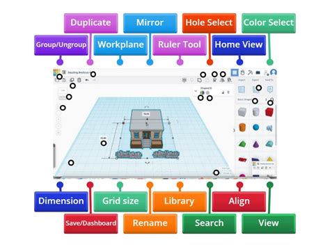 Description of Tinkercad Features