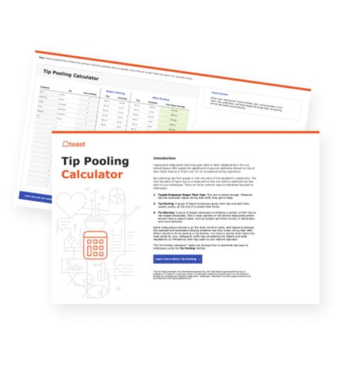 Tip Pool Calculator Dashboard