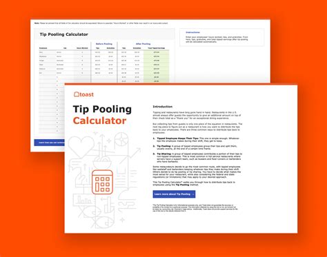 Tip Pool Calculator Pivot Table