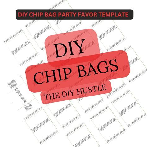 Tips and Tricks for Using Chip Bag Templates